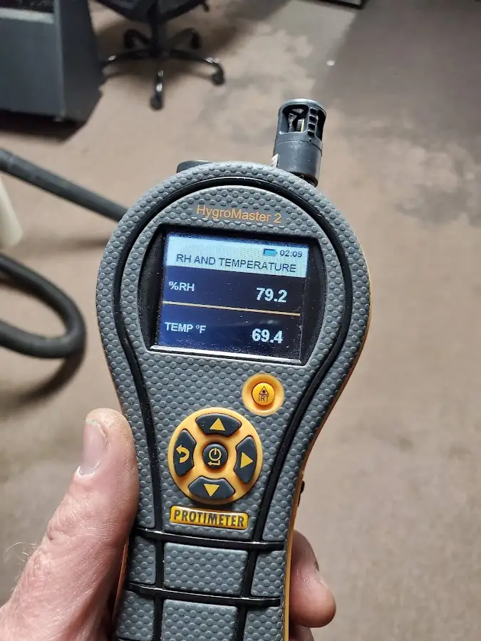 Moisture meter humidity assessment for Mold Remediation & Removal in Swanzey